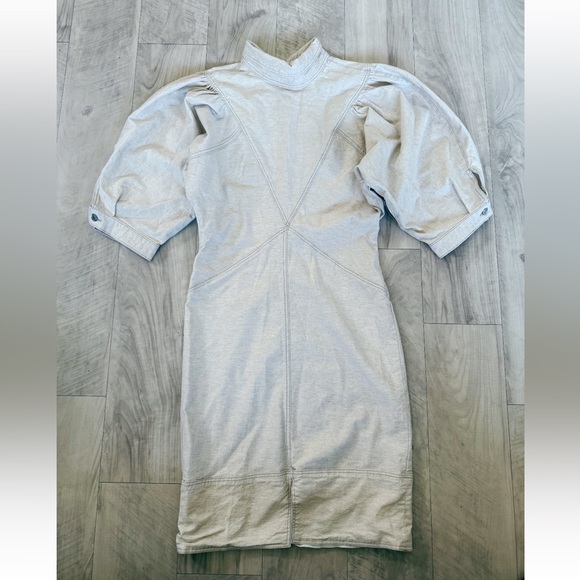 ISABEL MARANT  Laure Dress In Beige - Picture 4 of 5